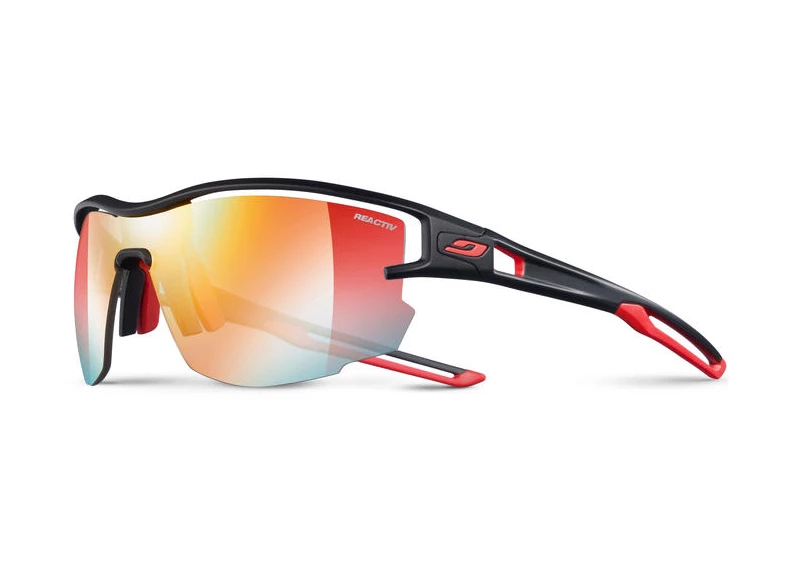 JULBO LUNETTE AERO NOIR/ROUGE RV P1-3 1 JULBO LUNETTE AERO NOIR/ROUGE RV P1-3