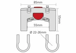 KLICKFIX SUPPORT GUIDON STANDARD -Vélos Soldes Magasin klickfix support guidon standard 3